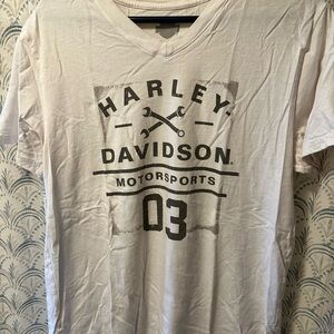 Harley-Davidson White Men's T-Shirt